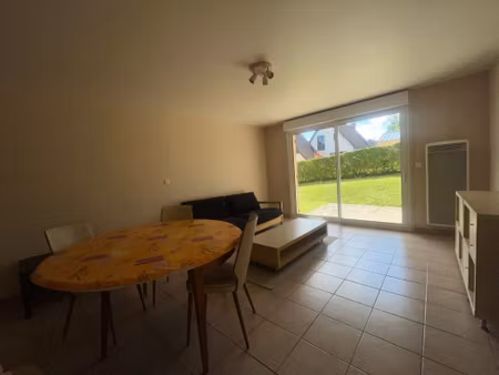 a louer - appartement f3 de 68.36m² meublé - terrasse  jardin  garage et place d