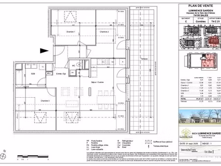 appartement de prestige de 81 m2 en vente sales  auvergne-rhône-alpes