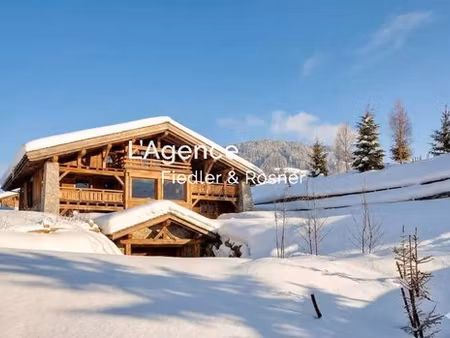 chalet de luxe de 7 chambres en location megève  france