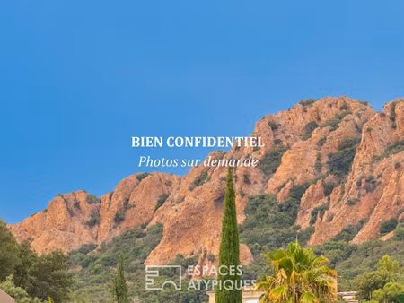 duplex avec vue sur l'estérel à 100 m de la plage