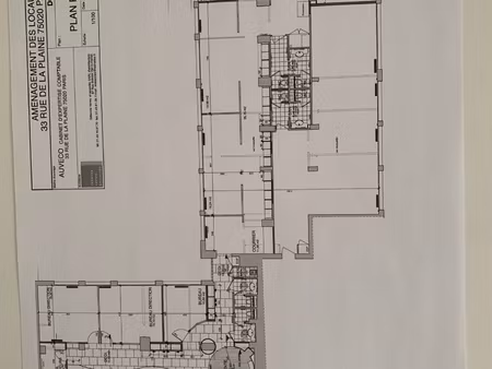 plateau de bureaux 400 m2 paris 20è mo buzenval - rer nation