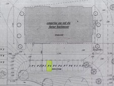 emplacement de parking extérieur résidence le verger (p4)
