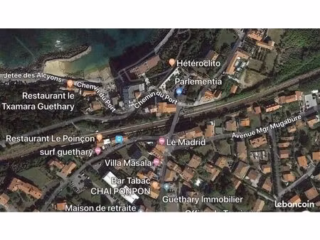 parking à louer à guéthary