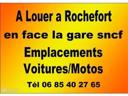 garage location gare sncf rochefort 17300