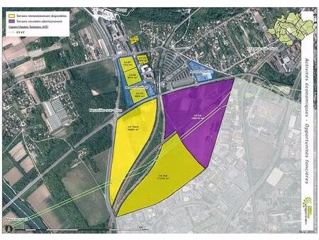 vente terrain neuville sur oise 31 434 m²