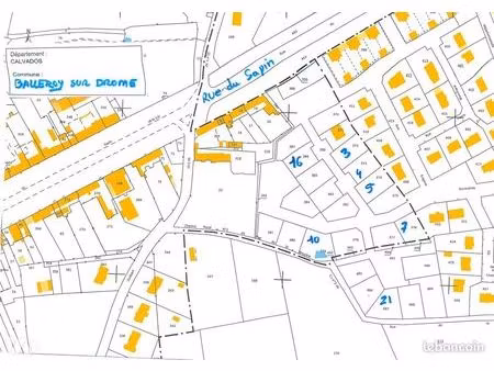 terrain 544 m² balleroy