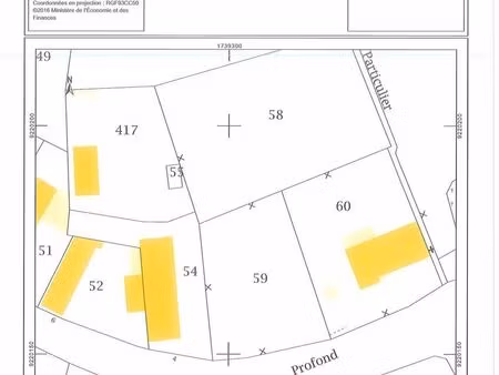 vente terrain 747 m² beaurain (59730)