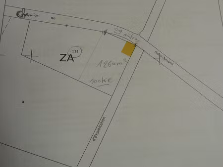 vente terrain 3500 m² wallers (59135)