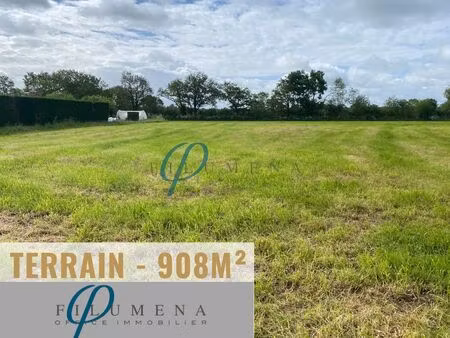 terrain 908 m² bouzillé