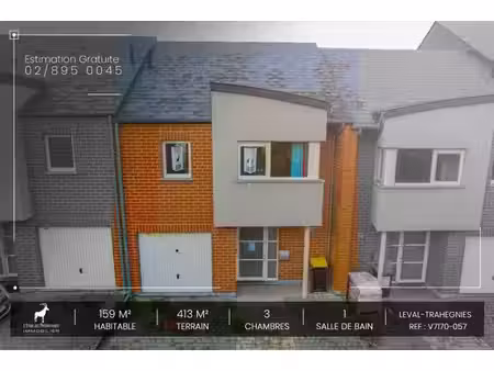 belle maison de 2011 avec 3 chambres + garage