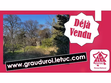vente terrain 840 m² à calvisson (30420)  199 800 €