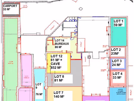 entrepot lot 14 calais 86m²