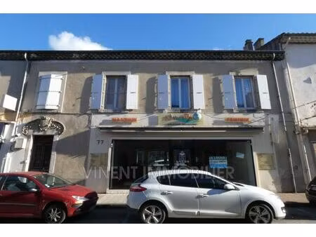 location local commercial 88m2 le teil 07400 - 500 € - surface privée