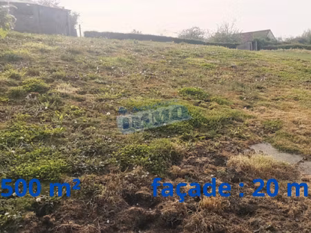 vente terrain 494 m² anvin (62134)
