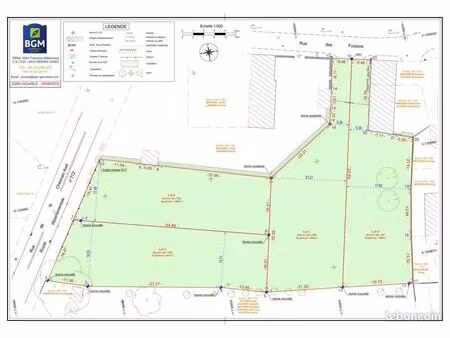 terrain 866 m² teillay