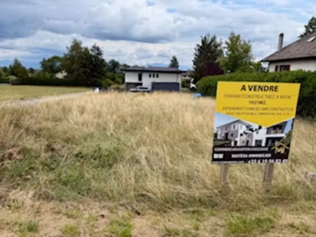 terrain a batir constructible et viabilise 01220 divonne le