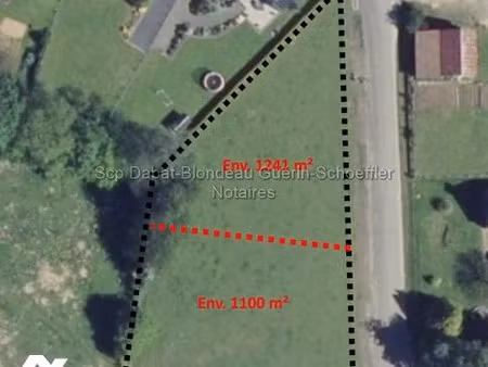 vente terrain à batir 2341 m² à saint-hilaire-du-harcouët (50600)  23 800 €