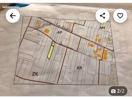 terrain 11600m2 à 17 km au sud de lyon