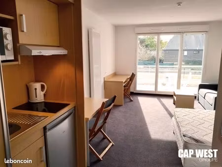 appartement studio 32 m2 meublé - noyal chatillon sur seiche