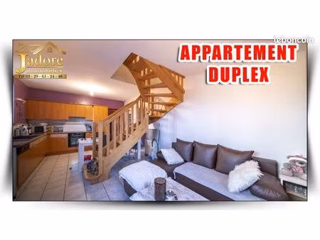 duplex 3 pièces 60 m²