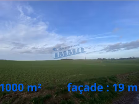 vente terrain 1000 m² saint-michel-sur-ternoise (62130)