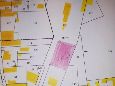 en vente terrain non constructible 677 m² – 43 840 € |saint-aubert