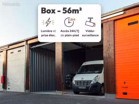 garage/box 56 m² salaise sur sanne