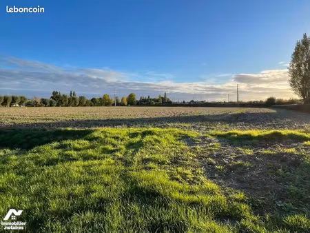 terrain 985 m² aire sur la lys