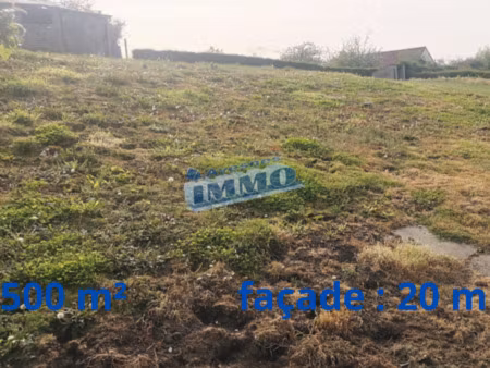 en vente terrain constructible 4 94 ares – 20 000 € |anvin