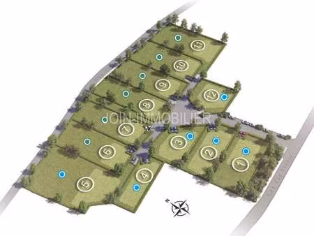 vente terrain au bois-robert (76590) : à vendre / 1055m² le bois-robert