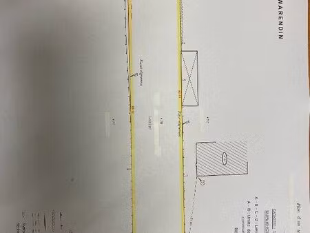 terrain 1053 m² roost warendin