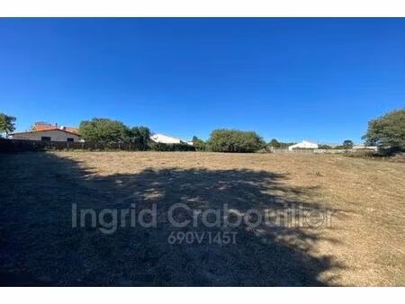 terrain de 624 m2 en vente - saint-palais-sur-mer  poitou-charentes