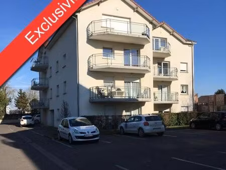 vente appartement 3 pièces 68m2 bassu 51300 - 78000 € - surface privée