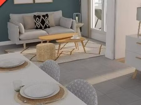 vente appartement 3 pièces 54m2 laon 02000 - 61000 € - surface privée