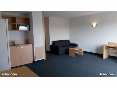 appartement t2 meublé 40 m² noyal chatillon sur seiche avec balcon