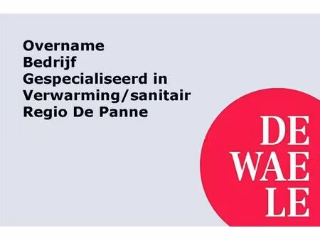 acquisition d'une entreprise de sanitaires et de chauffage à