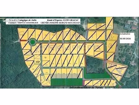 terrain prêt à bâtir  toute viabilité