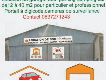 location box  garage   garde meuble