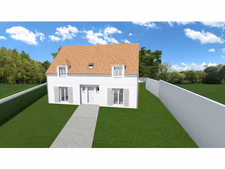 fleurines - terrain constructible de 733m2.