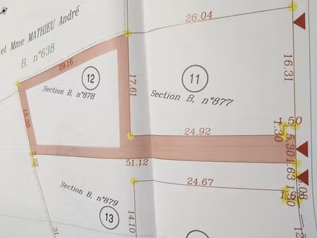 en vente terrain non constructible 597 m² – 46 500 € |louvroil