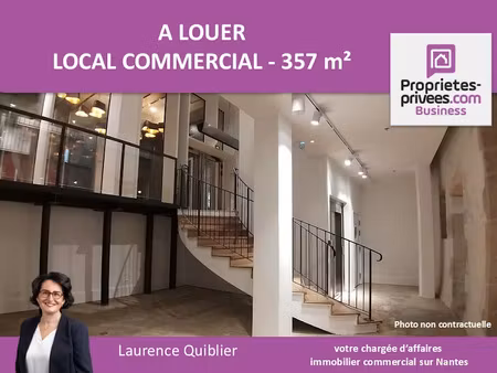 location locaux professionnels 357 m² à nantes (44000)  7 109 €