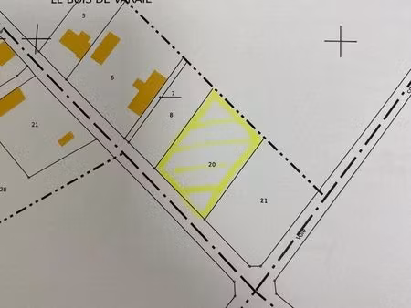 terrain 1697 m² chezelles