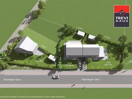 terrain à vendre à baardegem € 184.000 (jw23z) - trevi axus vastgoed | zimmo
