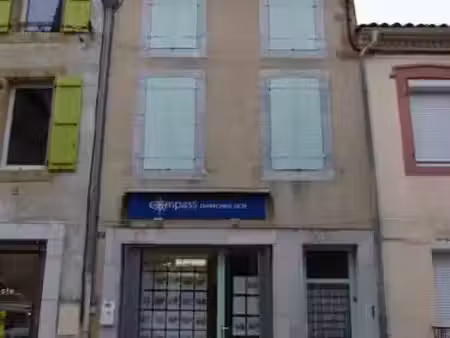 à vendre  trie sur baise (hautes pyrénées): maison de village  avec 2 appartements à rénov