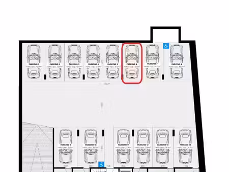 ondergrondse autostaanplaats - stadsrand