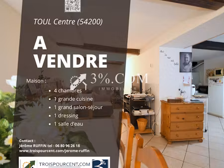 vente maison 10 pièces 150 m² à toul (54200)  125 000 €