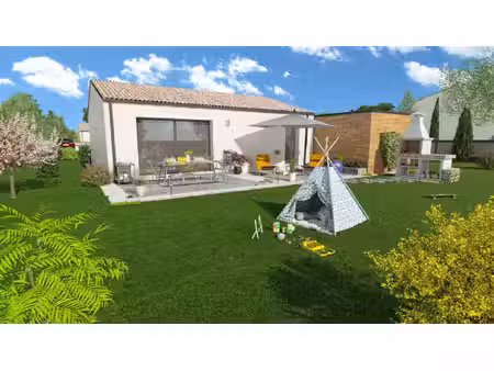 projet de construction d'une maison 69.93 m² avec terrai...