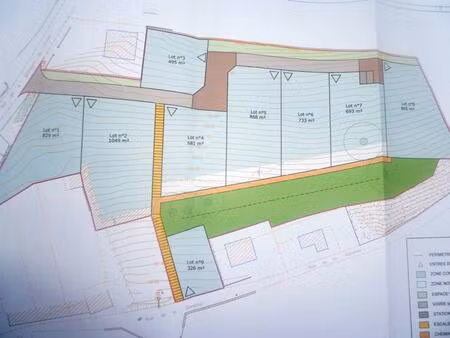 vente terrain 829 m² guémené-sur-scorff (56160)