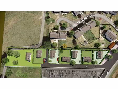 vente terrain 3700 m² sains (35610)