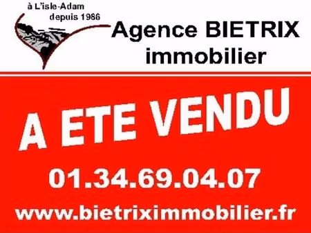 vente appartement 2 pièces 38 m² parmain (95620)